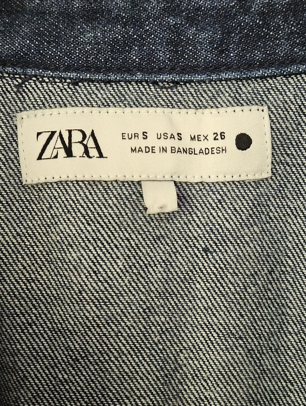 Zara Blue Denim Midi Dress - Picture 11 of 11
